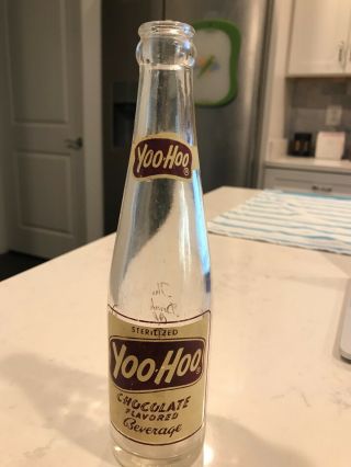Yoo - Hoo Acl Bottle,  Carlstadt,  Nj Soda Bottle Yoo Hoo Drink Bottle