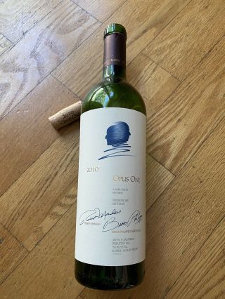 Empty Bottle Opus One 2010 Napa Valley With Cork