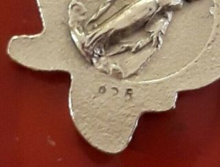 Sterling Silver Filled ROSE ST VIRGIN MARY Grace MIRACULOUS Medal CHARM Pendant 3