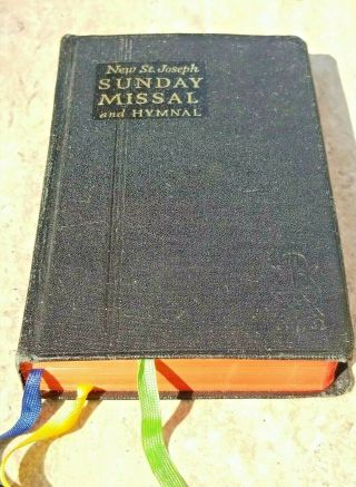 Vintage 1967 St.  Joseph Sunday Missal & Hymnal Catholic Prayer Book
