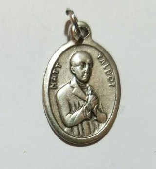 Vintage Matt Talbot,  Catholic Medal,  Charm,  Pendant,  Italy