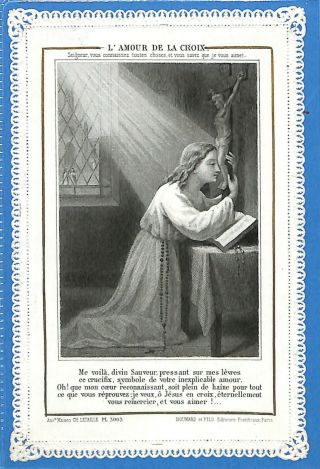 Antique Holy Card - L 