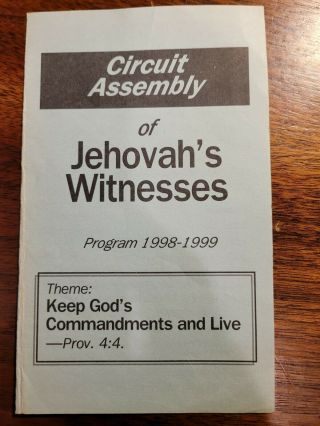 1998 - 1999 Circuit Assembly Of Jehovah 