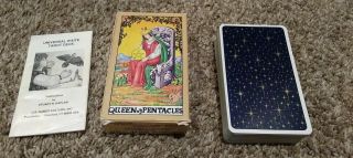 Universal Waite Tarot Deck Queen Of Pentacles,  Pamphlet,  78 Cards.  Complete.