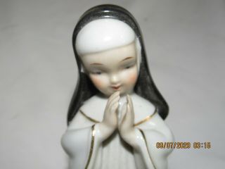 Vintage 1956 L & M nun figurine religious 2