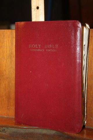 1997 Holy Bible Reference Edition King James Version World Red Letter Edition