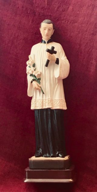 St Francis Xavier Statue 8.  5 " Resin.  Detail In Good
