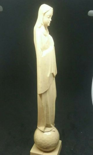 Vin Virgin Mary Madonna Praying Statue Plastic Collectible Figurine 7 " Religious