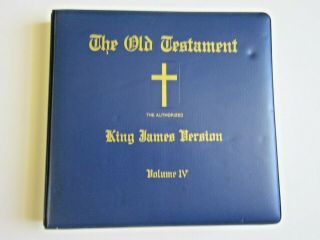 The Old Testament King James Version Vol.  Iv Cassette Tapes 37 - 48 12 Cassettes