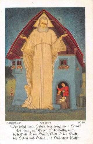 Old German Rare Holy Cards From 1930 " H10390 " Reinthaler Ars Sacra