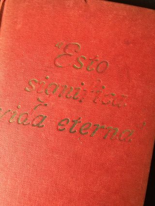 Watchtower (spanish) This Means Everlasting Life Book 1950