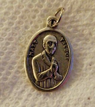 Vintage Matt Talbot,  Catholic Medal,  Pendant,  Made In Italy
