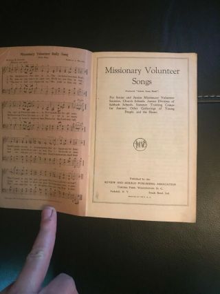 Missionary Volunteer Songs Vintage 3