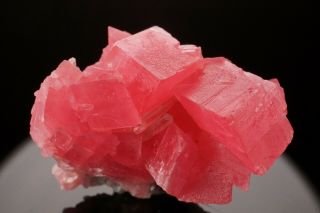 Classic Rhodochrosite Crystal Cluster With Quartz Sweet Home Mine,  Colorado