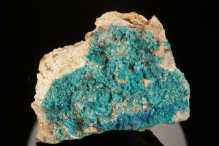 Rare Caledonite Crystal Cluster Blue Bell Mine,  California - Ex.  Lemanski