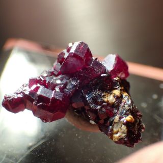 Cuprite Crystals Cornwall,  England,  Uk