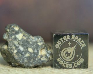 Nwa 11266 Lunar Feldspathic Regolith Breccia Meteorite 1.  8 Grams From The Moon