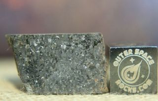 Nwa 6077 Primitive Ungrouped Achondrite Meteorite 4.  1 Gram Part Slice