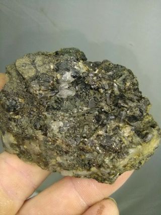 Ex Wards Science Cassiterite W Quartz Crystals From Cornwall England Antique