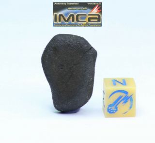 Classification TARDA Carbonaceous Chondrite C2 Ung 4.  46g Witnessed Meteorite 2