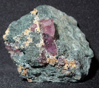 1.  9 Cm Ruby Crystal In Matrix From Winza,  Tanzania - Fluoresces Bright Pink