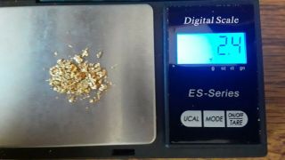 2.  4 Grams Gold Nuggets,  Flakes & Fines,  Real Placer