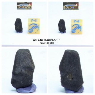 Classification Tarda Carbonaceous Chondrite C2 Ung 0.  40g Witnessed Meteorite