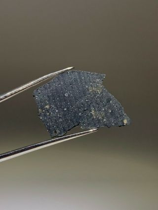 Aguas Zarcas CM2 Meteorite Fall from Costa Rica - 1.  21 gram slice 2