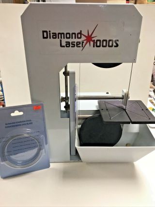 Diamond Laser 1000s Model Dl 1000 Glass Cutting Band Saw W/ Additional Blade