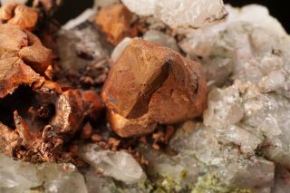 UNIQUE Native Copper Crystal Epimorphs after Calcite OJIBWAY MINE,  MICHIGAN 2