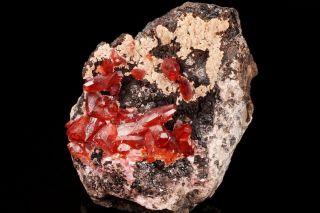 Extraordinary Rhodochrosite Crystal Cluster Uchucchacua Mine,  Peru - Ex.  Lemanski