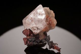EXCEPTIONAL Calcite & Native Copper Crystal with Prehnite COPPER FALLS,  MICHIGAN 2