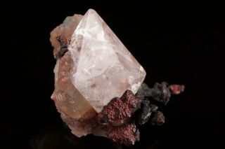 EXCEPTIONAL Calcite & Native Copper Crystal with Prehnite COPPER FALLS,  MICHIGAN 3