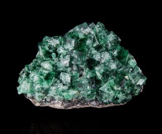 Green/blue Fluorite Crystals On Matrix From Diana Maria Mine - Rogerley