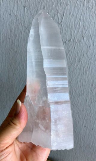 Large Et Lemurian Quartz Crystal See Video Unpolished 547g Minas Gerais,  Brazil