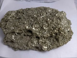 Gorgeous Pyrite Crystal Cluster Specimen,  Peru 5.  16lb Fools Gold Aaa