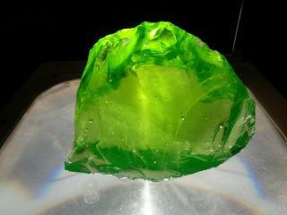 Andara Crystal Glass Lime 750 Grams I13 Monatomic Crystals