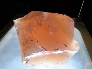 Andara Crystal Glass 1500 Grams H2 Pink Swirl Monatomic " Hgw "