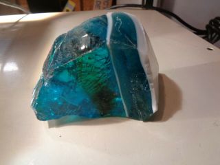 Andara Crystal Glass Blue Green 600 Grams H54 Monatomic Crystals 3