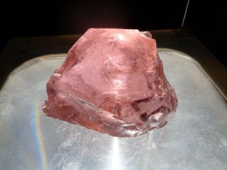 Andara Crystal Glass Pink " Hgw " 800 Gram I28 Monatomic Crystals