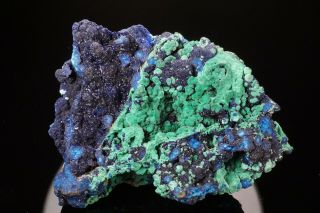Classic Azurite & Malachite Crystal Cluster Bisbee,  Arizona - Ex.  Lemanski
