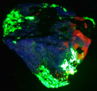 Top Franklin Nj Sw Fluorescent Hardystonite Crystals Esperite Willemite Calcite