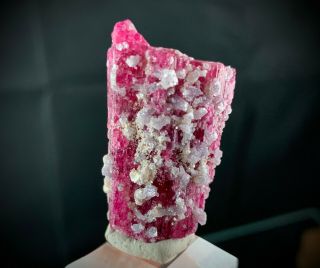 Big Pink Rubellite Tourmaline Crystal: Jonas Mine.  Conselheiro Pena,  MG,  Brazil 3