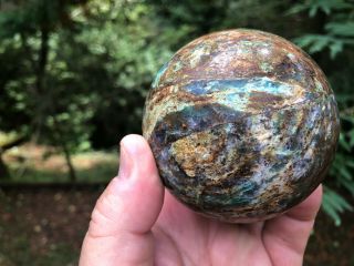 P193 Kaleidascope Agate,  Insane Jasper,  PRISM PRIZM sphere ball globe marble 3