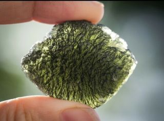 MOLDAVITE 22 grams 111 carats of raw natural moldavite XL large 2