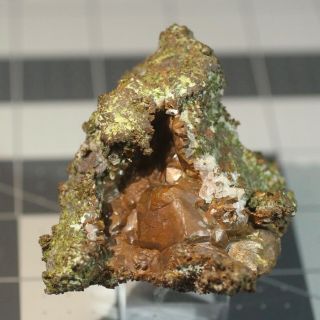 GREAT BLOCKY DODECAHEDRAL COPPER CRYSTALS: CALEDONIA MINE,  MICHIGAN - CLASSIC 2