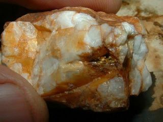 California Rust Gold Quartz Specimen Natural Nugget 49.  9 Grams Gold In Quartz