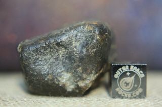 NWA Unclassified Meteorite 41.  4g individual with fusion crusted exterior 2