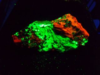 Large Fluorescent Calcite And Willemite Franklin,  Jersey