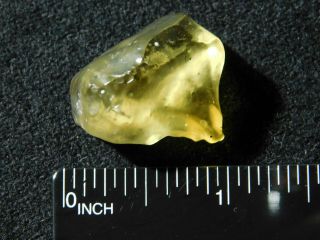A Rare and 100 Natural Smoky Libyan Desert Glass From Egypt 6.  78gr 3